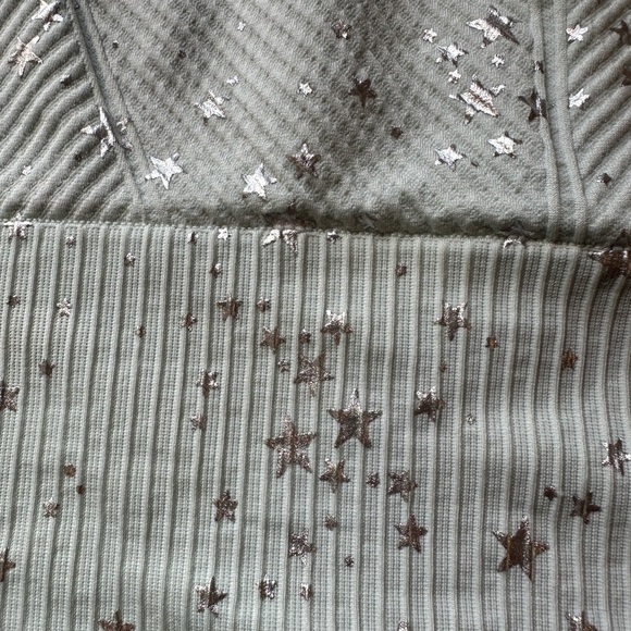 Active USA Light Green Textured Bralette - Picture 2 of 6